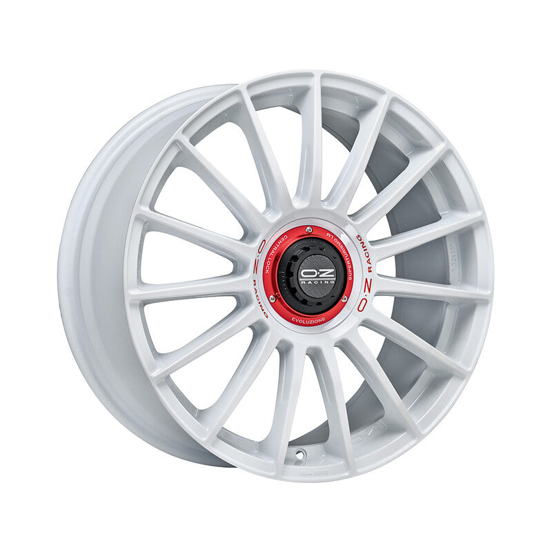 OZ Superturismo Evoluzione WRC 18x8" 5x112 ET45, Blanc