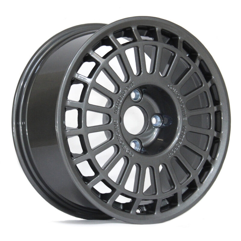 Jante Compomotive TH2 1671 16x7" 4x98 ET25, Gris Métallisé (Lancia Integrale 4 Trous - 58.1 mm)