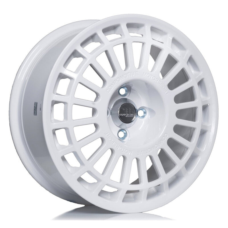 Jante Compomotive TH2 1671 16x7" 4x100 ET35, Blanc (Opel/VW/Nissan/Honda - 73 mm)