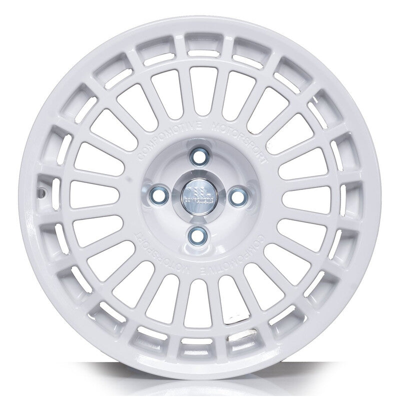 Jante Compomotive TH2 1671 16x7" 4x100 ET35, Blanc (Opel/VW/Nissan/Honda - 73 mm)