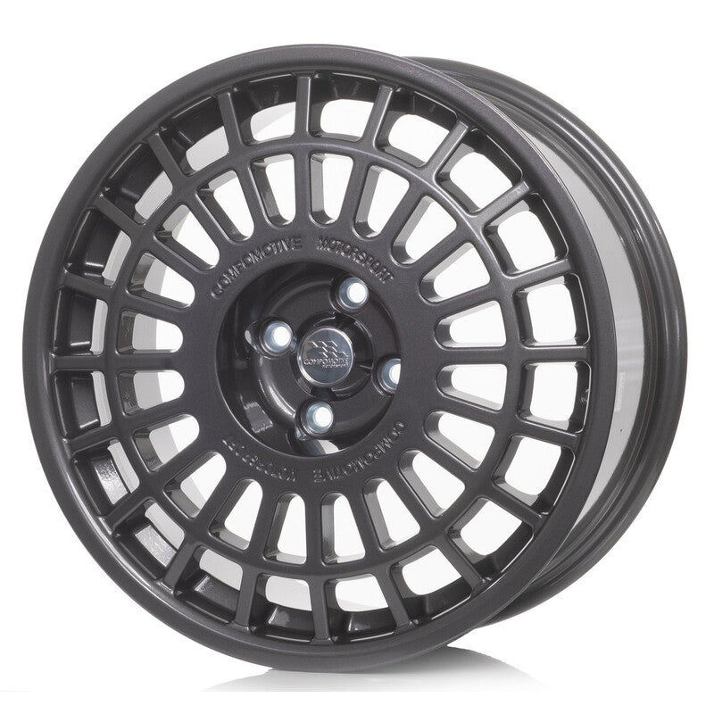 Jante Compomotive TH2 1781 17x8" 4x108 ET35, Gris Métallisé (Ford - 63.5 mm)