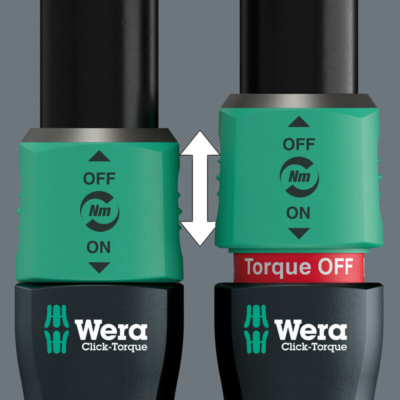 Clé Dynamométrique Wera Click-Torque Lock C 3 R/L, 1/2" x 40-200 Nm