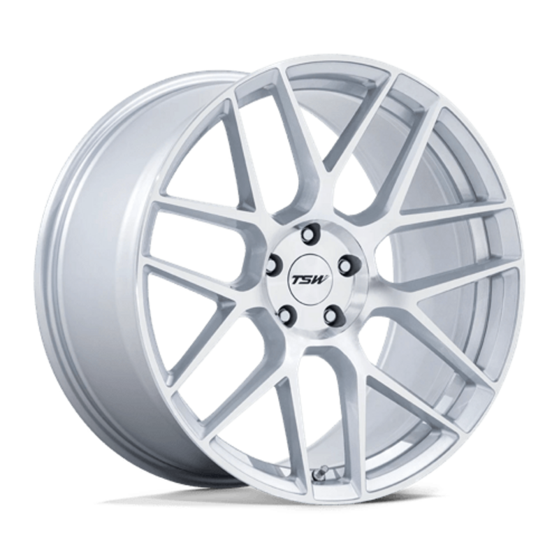 TSW TW002 Lasarthe 20X9 5x112 ET45, Gris Argenté Poli