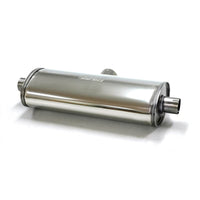 Silenziatore di scarico Simons Ovale Duplex in acciaio inox