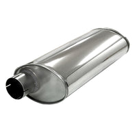 Silencieux d'Echappement Simons Ovale Turbo en Inox