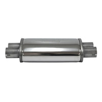 Silenziatore di scarico Simons Ovale Duo in acciaio inox