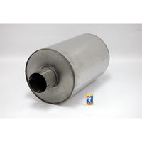 Silencieux d'Echappement Simons Rond Turbo en Inox