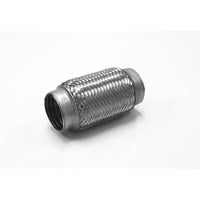 Flexibles d'Echappement en Inox (Raccords Acier) - Long. 150 mm (Tresse)