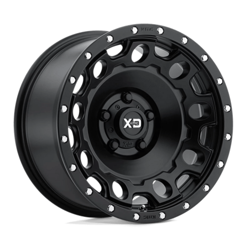 XD XD129 Holeshot 17X8.5 5x120 ET34, Noir Satiné