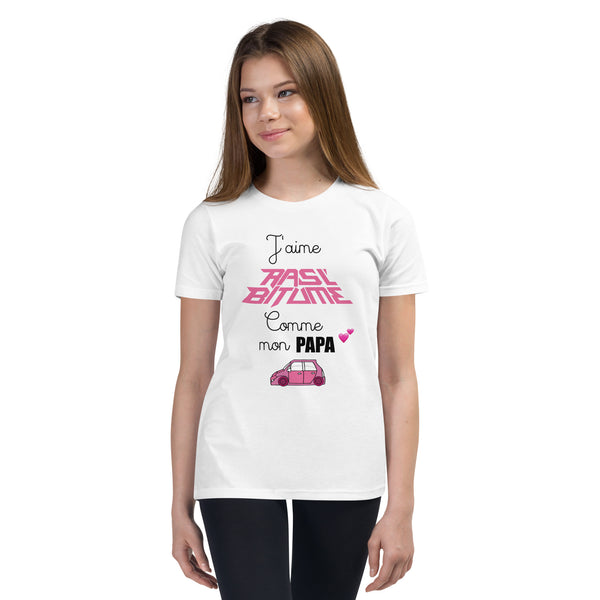 T-shirt j’aime rasl’bitume enfant