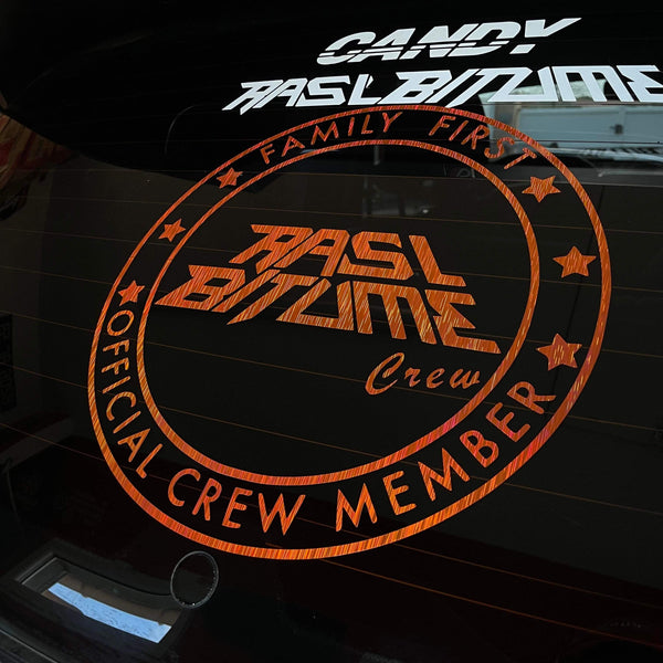 Rasl'bitumen sticker (speciale kleur)