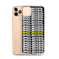 Funda para iPhone amarillo neón