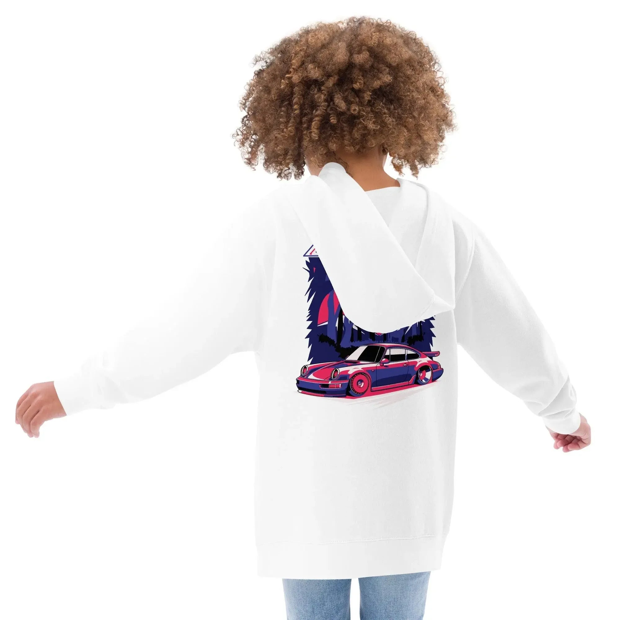 Sweat à capuche on the ground Porsche pour enfants Rasl'Bitume
