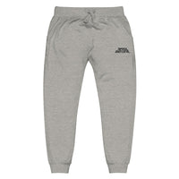 Unisex fleece geborduurde joggingbroek