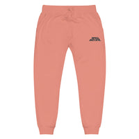 Unisex fleece geborduurde joggingbroek