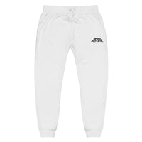 Unisex fleece geborduurde joggingbroek