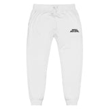 Unisex fleece geborduurde joggingbroek