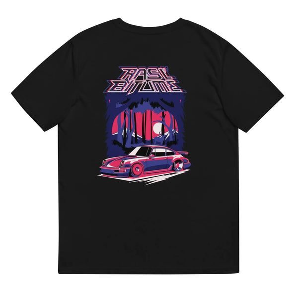 T-shirt unisexe Porsche On the ground Rasl'Bitume